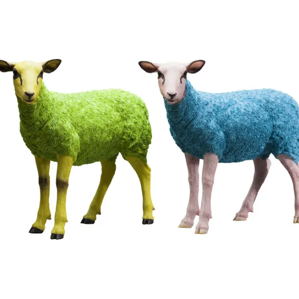 deco_figurine_sheep_color_2.webp Clearance KARE Design Deco Figurine Sheep Colore Green