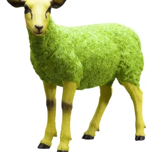 Clearance KARE Design Deco Figurine Sheep Colore Green