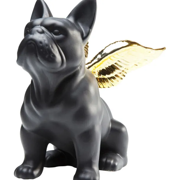 deco_figurine_sitting_ang_2.webp Best KARE Design Deco Figurine Sitting Angel Dog Gold-Black