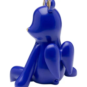 Outlet KARE Design Deco Figurine Sitting Bear Blue 20cm