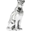 Discount KARE Design Deco Figurine Sitting Cat Rivet Chrome 82cm