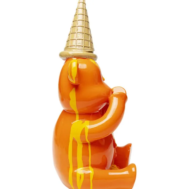 deco_figurine_sitting_gel_2.webp Hot KARE Design Deco Figurine Sitting Gelato Bear Orange 37cm