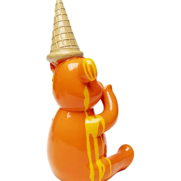 deco_figurine_sitting_gel_3.webp Hot KARE Design Deco Figurine Sitting Gelato Bear Orange 37cm