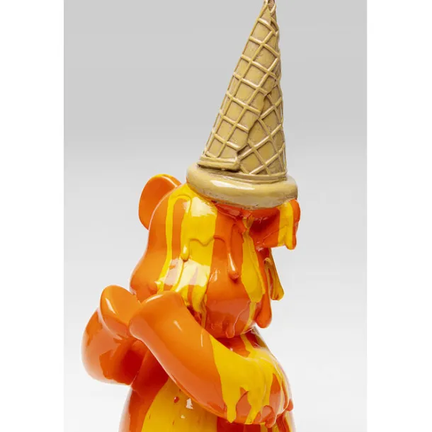 deco_figurine_sitting_gel_6.webp Hot KARE Design Deco Figurine Sitting Gelato Bear Orange 37cm