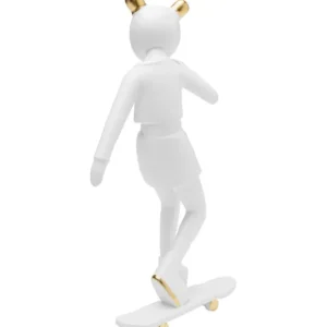 Hot KARE Design Deco Figurine Skating Astronaut White 33cm