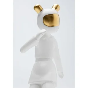 Hot KARE Design Deco Figurine Skating Astronaut White 33cm