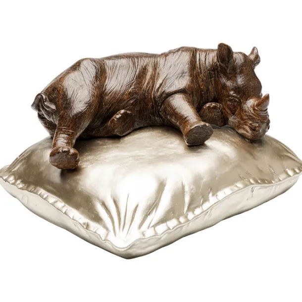 deco_figurine_sleeping_rh_1.webp Online KARE Design Deco Figurine Sleeping Rhino 37cm