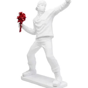 Online KARE Design Deco Figurine Street Art Bouquet White 67cm