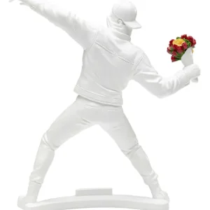 Hot KARE Design Deco Figurine Street Art Bouquet White 27cm