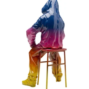 Sale KARE Design Deco Figurine Street Art Boy Rainbow 36cm