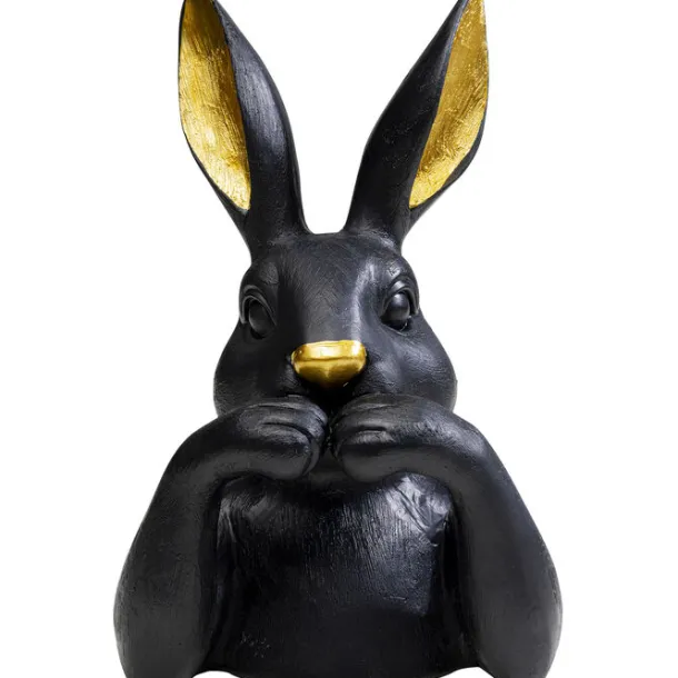 deco_figurine_sweet_rabbi_0.webp Online KARE Design Deco Figurine Sweet Rabbit Black 23cm