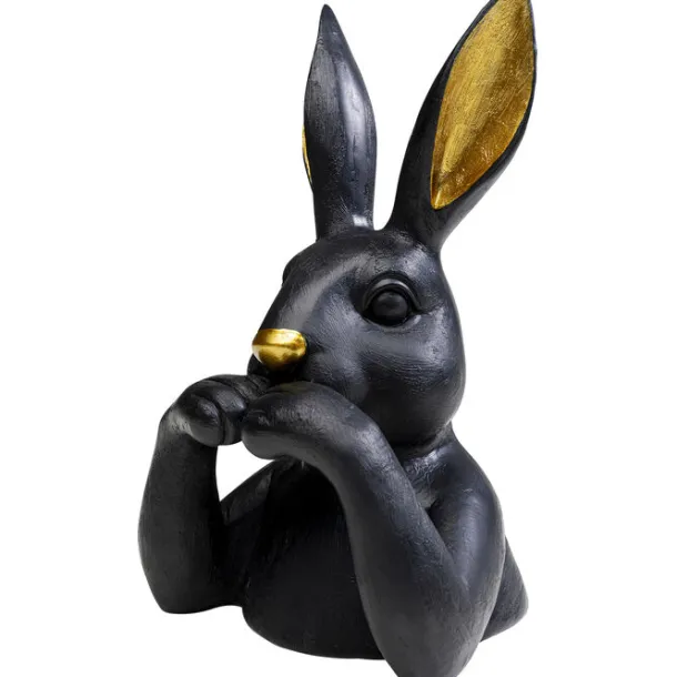 deco_figurine_sweet_rabbi_1.webp Online KARE Design Deco Figurine Sweet Rabbit Black 23cm