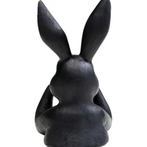 Online KARE Design Deco Figurine Sweet Rabbit Black 23cm