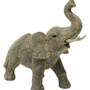 Online KARE Design Deco Figurine Walking Elephant Pearls 24cm
