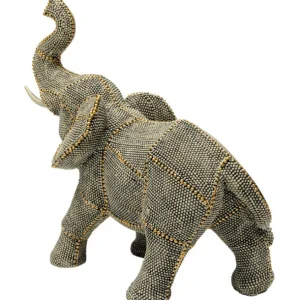 Online KARE Design Deco Figurine Walking Elephant Pearls 24cm