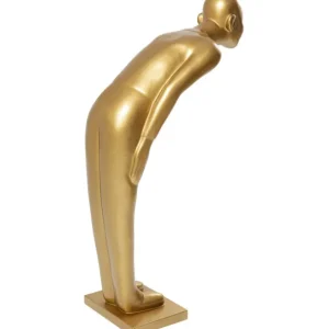 Online KARE Design Deco Figurine Welcome Guest Gold XL 164cm