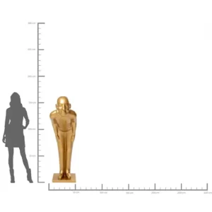 Online KARE Design Deco Figurine Welcome Guest Gold XL 164cm