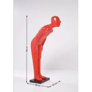 Discount KARE Design Deco Figurine Welcome Guest Red XL 164cm