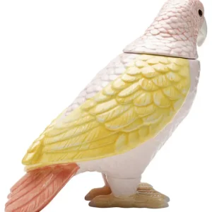 Hot KARE Design Deco Jar Exotic Bird Giallo 23cm