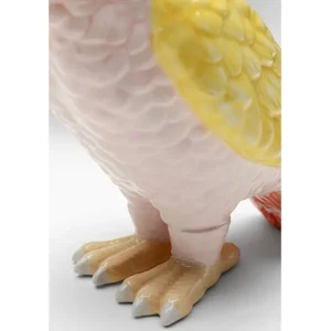 Hot KARE Design Deco Jar Exotic Bird Giallo 23cm
