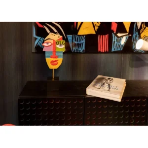 Discount KARE Design Deco Object Abstract Face Multicolour 52cm