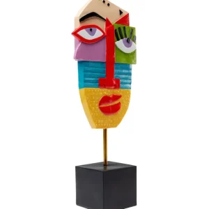 Discount KARE Design Deco Object Abstract Face Multicolour 52cm