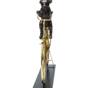 Sale KARE Design Deco Object Dog With Bicycle 44cm
