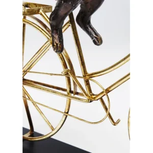 Sale KARE Design Deco Object Dog With Bicycle 44cm