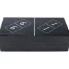 Best KARE Design Deco Object Domino Black 24x7cm