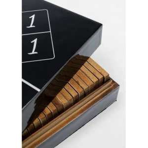 Best KARE Design Deco Object Domino Black 24x7cm