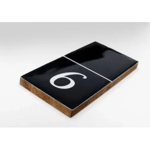 Best KARE Design Deco Object Domino Black 24x7cm