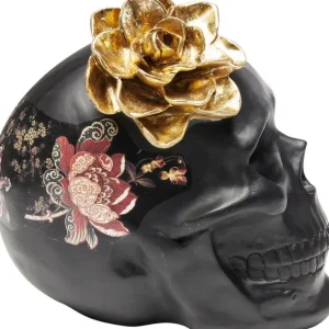 Sale KARE Design Deco Object Flower Skull 22cm