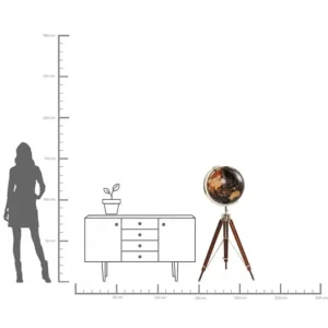Discount KARE Design Deco Object Globe Earth Black