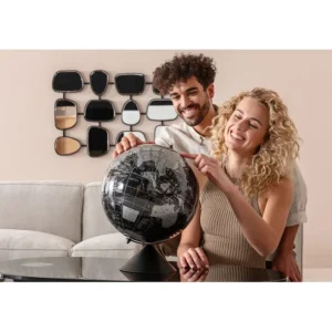 Sale KARE Design Deco Object Globe Top Black 40cm