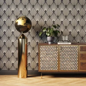 Fashion KARE Design Deco Object Globe Top Gold 132cm