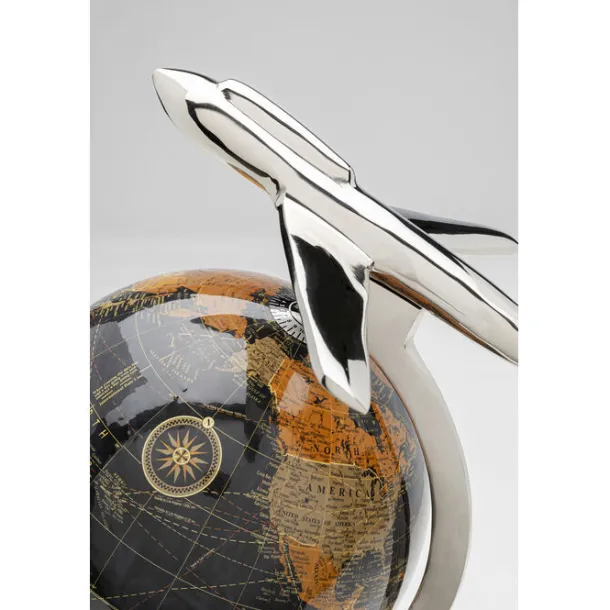 deco_object_globe_top_pla_4.webp Best KARE Design Deco Object Globe Top Plane 39cm