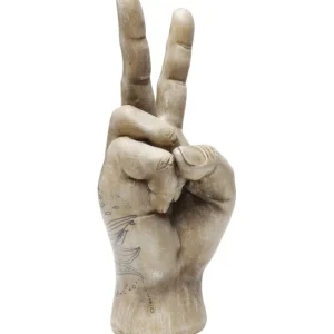 Sale KARE Design Deco Object Hand Victory Tattoo Eye 36cm