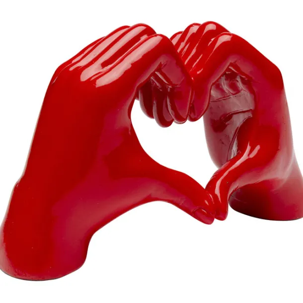 deco_object_heart_hands_r_1.webp Fashion KARE Design Deco Object Heart Hands Red 12cm