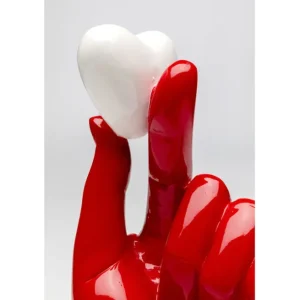 Fashion KARE Design Deco Object Holding Heart 26cm