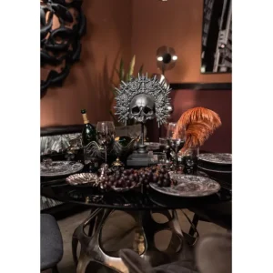 New KARE Design Deco Object King Skull Black 49cm