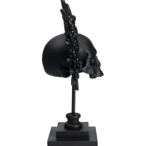 New KARE Design Deco Object King Skull Black 49cm