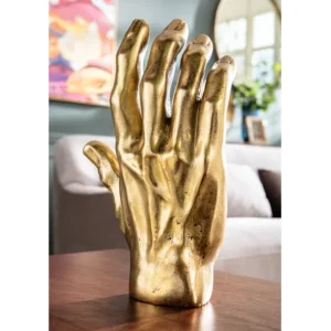 Fashion KARE Design Deco Object Mano Gold 35cm