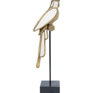 Best KARE Design Deco Object Mirrored Parrot 53cm