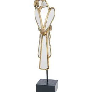 Best KARE Design Deco Object Mirrored Parrot 53cm
