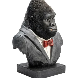 Best KARE Design Deco Object Smoking Gorilla 48cm