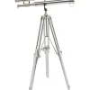 Best KARE Design Deco Object Telescope Silver 125cm