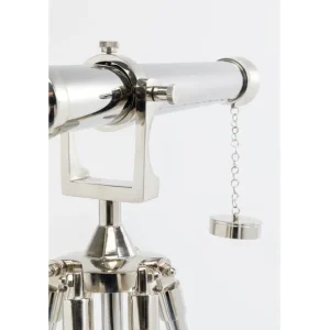 Best KARE Design Deco Object Telescope Silver 125cm