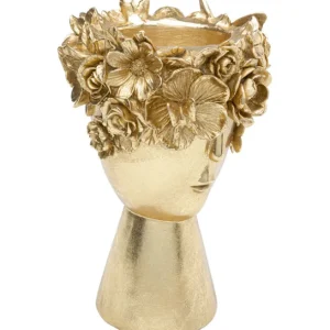 Sale KARE Design Deco Vase Flowercrown Gold 20cm