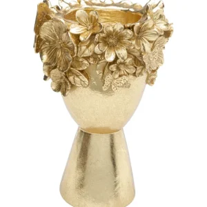 Sale KARE Design Deco Vase Flowercrown Gold 20cm