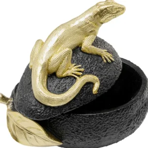 Sale KARE Design Deko Box Avocado Lizard 15cm